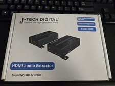 Conversor extrator de áudio HDMI digital qualidade premium J-Tech com ARC EDID IR comprar usado  Enviando para Brazil