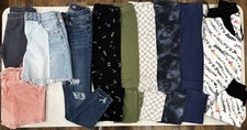 Lote por atacado de 10 peças calças jeans shorts tamanho 10-12 comprar usado  Enviando para Brazil