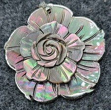 Carved engraved flower for sale  Union