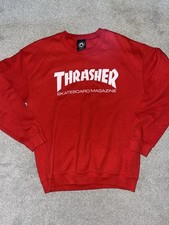 Thrasher sweatshirt red for sale  NORWICH