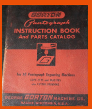 Gorton pantograph engraving for sale  Port Richey