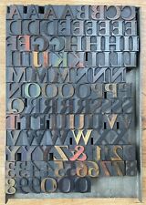 Wooden letterpress type for sale  LONDON