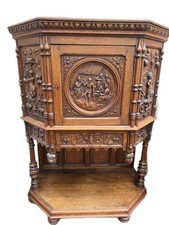 oak wine cabinet for sale  North Miami Beach