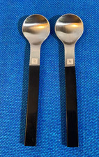 DUAS 2 colheres de café expresso Nespresso vertuo cabo preto demitasse 4,75" ESTADO PERFEITO, usado comprar usado  Enviando para Brazil