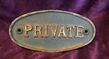 Cast iron private for sale  BRIGHTON