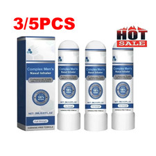 Complexo de inalação nasal masculino 3~5 peças inalador nasal grau profissional NOVO comprar usado  Enviando para Brazil