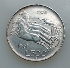 Repubblica italiana 500 usato  Roccabianca