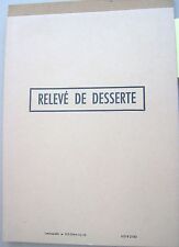 Ancien carnet releve d'occasion  Genlis