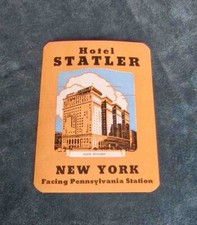 Antique hotel statler d'occasion  Expédié en Belgium