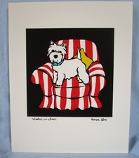 Westie chair print for sale  Centerville