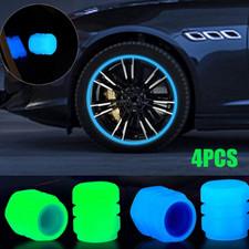 Usado, 4 peças tampas de válvula de pneu de carro fluorescente universal válvula de pneu luminosa tampa de haste peças comprar usado  Enviando para Brazil