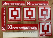 Adesivi originali horsefeather usato  Spedire a Italy