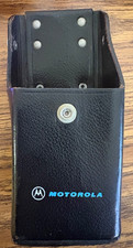 Capa de rádio de couro vintage Motorola com suporte para cinto de pressão NLN801BB  comprar usado Capa de rádio de couro vintage Motorola com suporte para cinto de pressão NLN801BB  comprar usado  Enviando para Brazil
