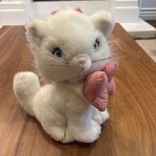 Usado, Vintage Walt Disney Aristocats Marie Cat Kitten Brinquedo de Pelúcia Branco Laço Rosa comprar usado  Enviando para Brazil