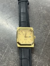 RELÓGIO DE PULSO VINTAGE MOVADO PORT QUARTZO REAL TOM DOURADO LER comprar usado  Enviando para Brazil