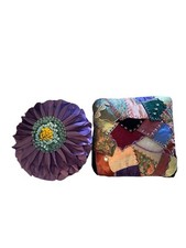 Purple flower patchwork for sale  Lakeside
