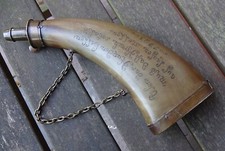 Alte pulverflasche horn gebraucht kaufen  Neustadt am Rübenberge