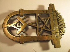 Brass masonic pot for sale  LOCHGILPHEAD