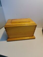 Wooden pine urn for sale  BOURNEMOUTH