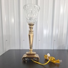 Cut crystal torchiere for sale  Charlotte