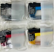 Novo Genuíno Brother LC404 Preto Ciano Magenta Amarelo 4PK Cartuchos de Tinta Starter comprar usado  Enviando para Brazil