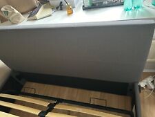 Grey upholstered ottoman for sale  LONDON
