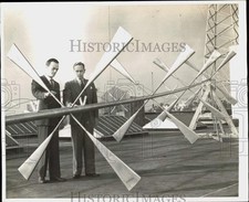 1939 Press Photo antena horizontal em forma de remo projetada para estação de TV W6XA0 comprar usado  Enviando para Brazil
