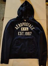 Usado, Moletom com capuz masculino Aeropostale azul marinho grande desenho 2013 vintage comprar usado  Enviando para Brazil
