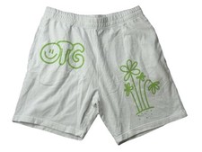 Usado, Shorts John Summit Off The Grid branco masculino tamanho médio EDM DJ 100% algodão novo sem etiquetas comprar usado  Enviando para Brazil