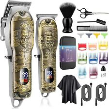Conjunto de Máquinas Profesional Cortapelos Para Hombres Maquina De cortar Cabello Pelo comprar usado  Enviando para Brazil