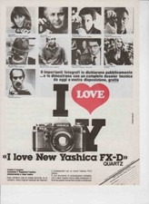 Pubblicita advertising yashica usato  Venegono Superiore