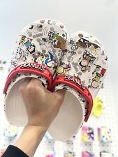 Tamancos Croc Kids meninas sapatos amendoim snoopy com berloques sapatos slip on C7-J3 comprar usado  Enviando para Brazil