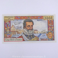 5000 francs henri d'occasion  France