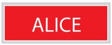 Alice name badge for sale  Gilbert