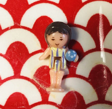 Polly Pocket Vintage Personaggio Bluebird 1993 Lulu per beach cafè bar spiaggia na sprzedaż  Wysyłka do Poland