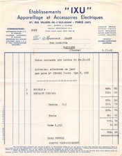 Facture 1941 appareillage d'occasion  France