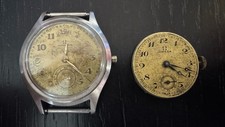 Omega Cal 23.7S Watch ca.1929 | Vintage Steel Project + Spare Movement na sprzedaż  PL