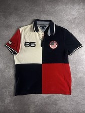 Usado, Antigo Tommy Hilfiger Tamanho G EUA 1985 Vermelho, Azul e Branco comprar usado  Enviando para Brazil