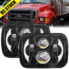 Par de Faróis de LED DRL 5x7 7x6" Para Ford F650 F750 F-250/350/450 Super Duty Novo, usado comprar usado  Enviando para Brazil