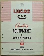 Lucas cav vauxhall for sale  LEICESTER