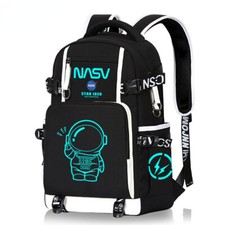 Mochila Luminosa Para Niños Bolso Escolar Impermeável USB Ortopédica Brilhante, usado comprar usado  Enviando para Brazil