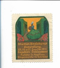 Y1217 reklamemarke blumen gebraucht kaufen  Hamburg