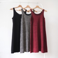 Gudrun Sjoden 3 x sukienka w kropki nadruk hipisowski boho basic lato S (k4) na sprzedaż  PL
