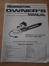Remington chainsaw owner for sale  Salisbury