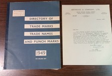 Usado, 1949 Diretório Marcas Comerciais Nomes Comerciais Marcas Perfuradas + 1950 Carta Heywood Rara comprar usado Usado, 1949 Diretório Marcas Comerciais Nomes Comerciais Marcas Perfuradas + 1950 Carta Heywood Rara comprar usado  Enviando para Brazil