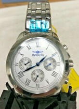 Relógio Invicta Modelo #21653 Estojo De Aço & Banda Mostrador Prateado 38MM DATA/DIA mostradores comprar usado  Enviando para Brazil