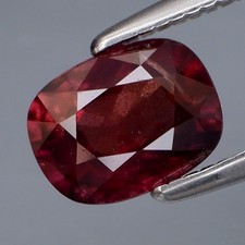COR RARA 1,11 CT! Safira vermelha imperial natural não aquecida Tanzânia bom brilho comprar usado  Enviando para Brazil