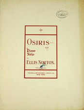 Partituras antigas de piano solo intermezzo Ellis Norton Osiris 1904 comprar usado  Enviando para Brazil