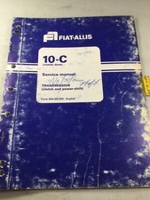 Manual de serviço Fiat Allis 10C Dozer transmissão (embreagem e Powershift) comprar usado  Enviando para Brazil