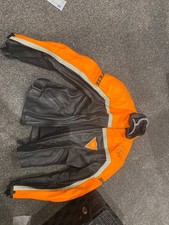 Autographed dainese leather for sale  ST. IVES